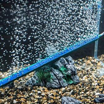 1/2 Pieces High Efficiency Aquarium Oxygen Pump, Bubble Bar Diffuser, Aquarium Accessories, Oxygen Pump Aerator, Aquarium Air Stone Diffuser - Non Electric, Energize Fish And Plant Life!