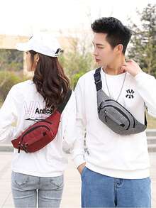 Waist Bum Bag Men Women Fanny Pack Holiday Travel Money Belt Pouch Wallet Unisex