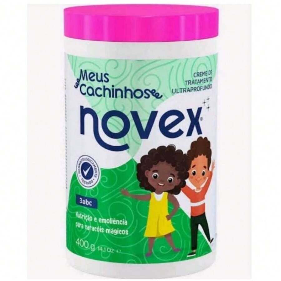 Creme de Tratamento Novex Meus Cachinhos 400g - Multicolorido - Visão 1