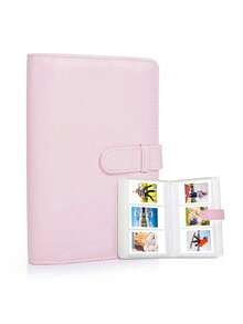 1PC 108Pockets 3-Inch PU Leather Photo Storage Album Suitable For Mini 12/11/9/8/7 3-Inch Albums, The Best Choice For Collecting Family Photos And Anniversary Photos - Multicolor - View 16