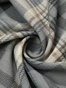 Nowe męskie spodnie w kratę z elastyczną talią i luźnymi spodniami do chodzenia