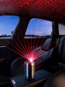USB Automatic Car Diffuser Set (5 Essential Oils Options), Equipped With Starlight Projection Lamp, Smart Car Aromatherapy Diffuser - 5 Working Modes, 5 Adjustable Concentrations, Auto Start/Stop With Vehicle, Built-In Battery, Rechargeable Car Fragrance Diffuser, Air Freshener, Suitable For Bedroom, Bathroom, Living Room, Office Deodorization - Rechargeable Battery, Compatible With Essential Oils/Air Fresheners - Black Top - View 6