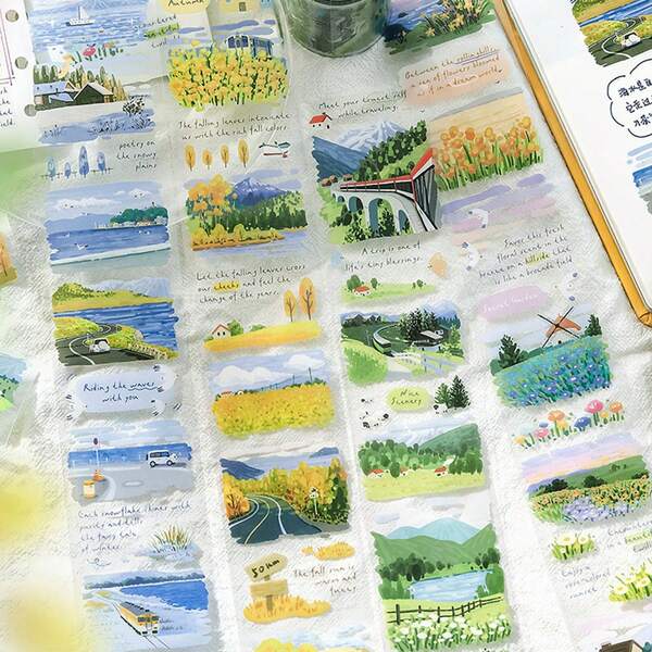 شريط مرور عبر سلسلة المناظر الطبيعية، شريط نباتات المناظر الطبيعية الأساسية، خيمة يدوية جوكا