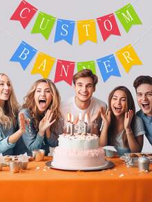 Pancartas personalizadas, pancartas personalizadas, diseña tu pancarta, pancartas de cumpleaños, pancartas de fiesta, pancartas de boda, decoraciones de cumpleaños