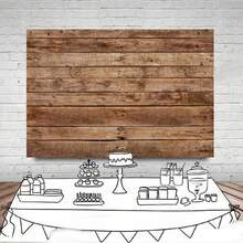 1 Stück braune Holz Hintergrund Holzboden Wand Hintergrund Hochzeit Braut Geschenk Party Geburtstag Party Banner Hintergrund Dekoration Fotostudio Requisiten