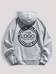 個性化定制－女款秋季連帽拉鍊運動衫－可定制 Logo 設計薄款夾克－秋季可定制 - 淺灰色 - 查看 3