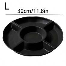 5-Compartment Flower Shaped Multi-Function Serving Tray - Made Of Plastic, Unbreakable. Lightweight And Easy To Carry, Easy To Clean. Stackable Design Saves Space. Divided Appetizer Plate, Versatile Use To Hold Various Foods Such As Snacks, Candies, Fruits, Nuts And Cakes - Suitable For Home, Gatherings, Camping, Travel And Party Food Display. A Must-Have Multi-Compartment Dining Plate For Families