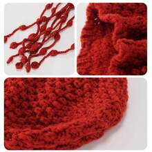 Autumn And Winter Warm Woolen Hat, Hand Woven Hollow Toe Cap, Women's And Stylish Su Ear Protection Sleeve, Knitted Hat