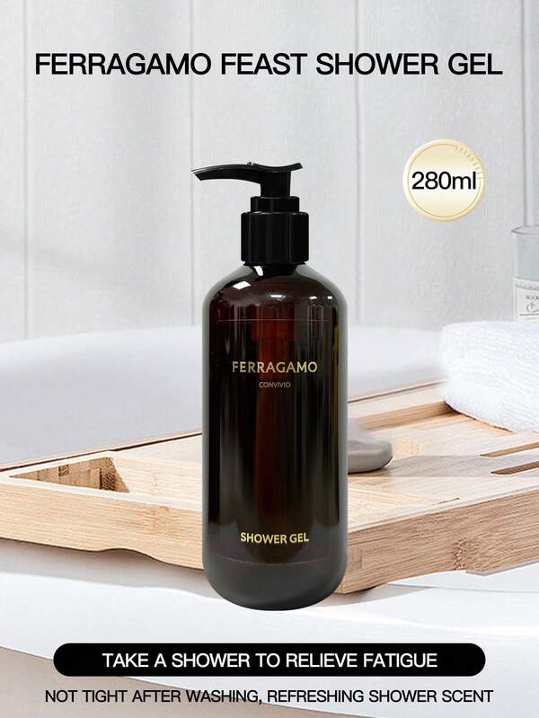 Ferragamo CONVIVIO SHOWER GEL 280ml, Suitable For Daily Use