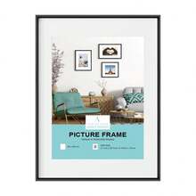 HIMEETIME 1/2/3件装，12x16英寸/30x40厘米铝合金相框，8x10英寸/20x25厘米壁挂/桌面相框，A3简约经典金属线条斜角3D相框，A4 3D证书框，优质金属拉丝纹理，高清亚克力，可竖放或横放 - 彩色 - 查看 17