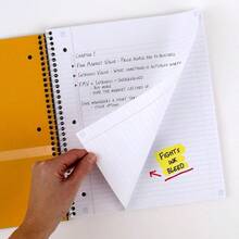 Spiral Notebook Plus Study App 1 Suect College Ruled Pr 100 See 81 2" X 11" Scool Black 72057 - màu đen - Xem 4