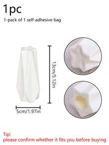 1/2/3pcs 4-6 Inch Mini Plastic Flower Vases, Home Living Room Dining Table Floral Decor Vase (Suitable For Dried Flowers), Home Decoration Room Decor Glass Vase - White - View 5