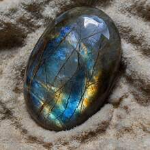 Pietra di Labradorite di qualità premium AA+, cristallo di quarzo lucidato, gemma curativa per massaggi, accessorio per la decorazione della casa, ideale per la realizzazione di gioielli fai-da-te per gli appassionati di cristalli, regalo ideale per occasioni speciali - Colorato - Visualizzare 10