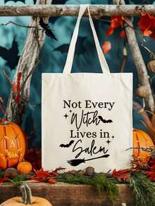 Halloween Themed Makeup Bag, Polyester Makeup Bag, Zippered Storage Bag, Pumpkin Skull Pattern, Unisex Adult Travel Toiletries Storage Bag, Halloween Gifts,Perfect For Organizing And Storing Cosmetics, Portable Makeup Bag Ideal For Gifts,