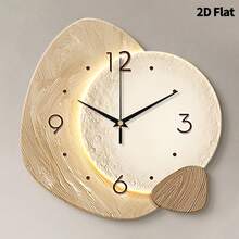 1 buc Ceas de perete decorativ modern, minimalist, artistic și creativ, mișcare cu cuarț super silențioasă, fără ticăit, potrivit pentru decorarea camerei, decorarea casei, decorarea camerei de zi, decorarea peretelui dormitorului, decorarea peretelui