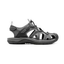 Men's Sandals Closed Toe Outdoor Sport Athletic Hiking Water Beach Comfortable Casual Summer Sandal Shoes - màu đen - Xem 3