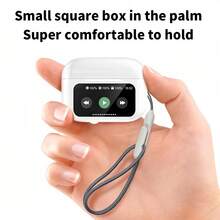 A9 Pro ANC/ENC In-Ear Wireless Earbuds With Long Battery Life Charging Case And Touchscreen Display, Supports Ear Detection, Suitable For Sports And Office Use, Compatible With Android And Apple Devices,Halloween/Christmas Gifts For Friends A9Pro 300mAh