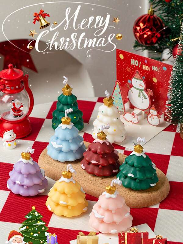 Navidad, Velas de Navidad. Estas son velas perfumadas hechas a mano, velas de ambiente con diseños cálidos, velas perfumadas para regalar y decoraciones de fiesta. Decoración del hogar, Decoraciones navideñas, Decoración de habitaciones, Regalos de Navidad