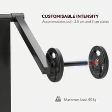 SPORTNOW Adjustable Preacher Curl Bench, Multi-Functional Weight Bench With Handlebar And Elbow Cushion For Home And Outdoor Gym - Black - View 6