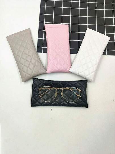 1 قطعة حقيبة تخزين محمولة متعددة الوظائف من الجلد الصناعي لحفظ النظارات والهاتف والعملات والقناع والفرش المكياج، متوفرة بألوان مختلفة، مناسبة للسفر والتخزين والمكياج والعطلات والاحتفالات مثل عيد الميلاد وعيد الهالوين، متعددة الاستخدامات، بتصميم بوهيمي