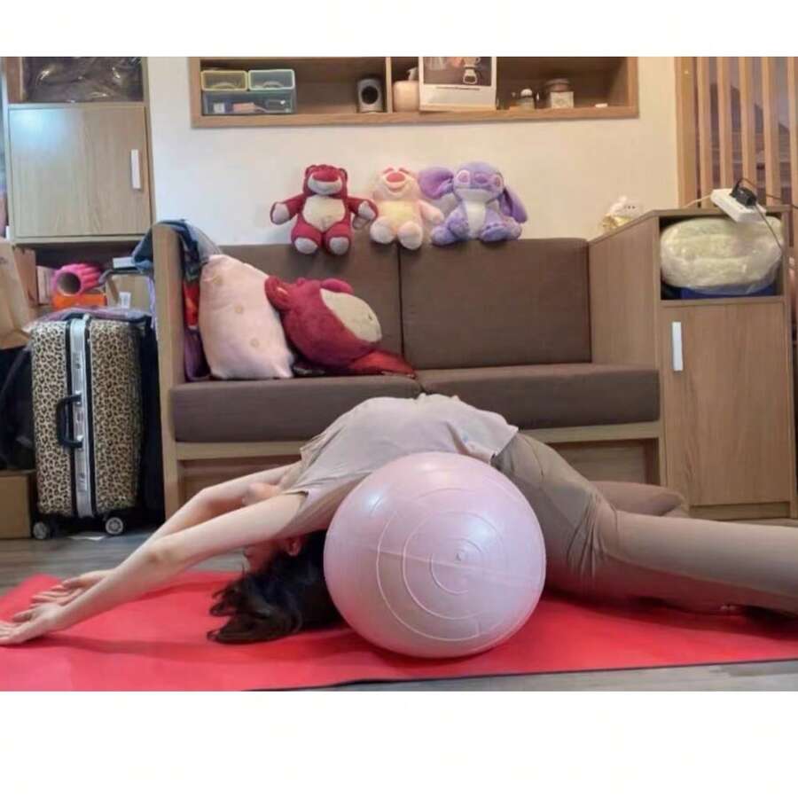 1PC Fitness Equipment Pilates Exercise Ball - Red - View 1