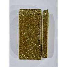 Sponged Velvet Ribbon Kit With Glitter - Gold Mod 2 - View 2