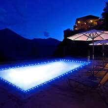 Solar Rope Lights,  LED Solar String Lights, 8 Modes Waterproof Solar Powered Outdoor Light, Flexible Clear Tube Light For Garden Backyard Patio Deck Pool Tree Decor - Blue - View 5