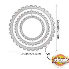 Geometric Bookmark Tag Metal Cutting Dies Die-Cut For Photo Album Card Making, DIY Handmade Scrapbook Crafts Stencil