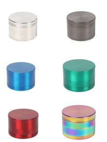 5/2/1件装 全新！54/40毫米研磨器，草药香料研磨器，金属合金材质，便携式，4种研磨模式，快速发货，研磨器，研磨室装饰，研磨器配件，研磨器>吸烟，冬季礼物，送给男友/女友的礼物，婚礼，生日 - 彩色 - 查看 3