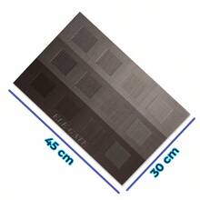 Set de 10 manteles de mesa de algodón suave - Blanco - Ver 4