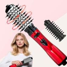 2 In 1Rotating Hair Curler Comb,2-In-1 Electric Hair Dryer & Styler ,1000W Blow Dryer Comb With Ceramic Coating, Ergonomic Design With Replacement Brush Head, And Curling Combo For All Hair Types, Fluffy Hair Styling Tool,Back-To-School Gifts - UK Plug(220-240V) - View 14