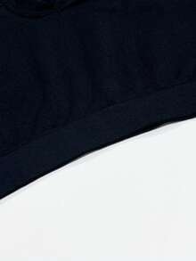 5pcs/Pack Solid Color Casual Minimalist Boys' Seamless Stretchy Elastic Waist Boxer Briefs, Suitable For Daily Wear And Workout - Black - View 5