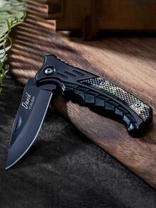 Customized Camping Folding Knife, Fruit Knife, Portable Pocket Knife Suitable For Outdoor Camping, Hunting, Survival, Men's Tool Gift - Style a - View 4