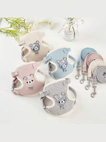 Cat Leash For Outdoor Walking, Cat Vest Style Chest Harness, Small Dog, Pet, Anti Running Dog Leash