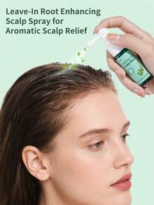 2 peças/Conjunto Conjunto de Cuidados com o Couro Cabeludo Spray para Couro Cabeludo de Alecrim e Esfoliante para Couro Cabeludo, Esfoliante Shampoo para Couro Cabeludo de Alecrim, Tratamento para Couro Cabeludo 2 em 1 com Óleo de Menta para Fortalecer Cabelos Fracos e Quebradiços