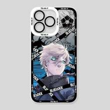 Funda de Seishiro de Japan Blue Lock compatible con  16e 11 12 13 14 15 16 Pro Max Plus XR XS Max 8 7 6 6S PLUS, funda suave de TPU transparente, compatible con funda de  17, funda de  17 Pro, funda de  17 Pro Max - S13122 - Ver 9