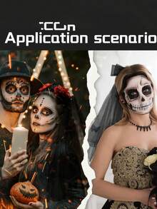 حجاب عروس أسود مع مشابك شعر، حجاب عروس طويل من التول والدانتيل ذو طبقتين من الشبك، حجاب عروس جوتيك لحفلات الخطوبة وحفلات العروس