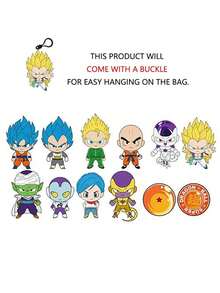 TOEI ANIMATION 1PC  Officially Licensed Mystery Blind Bag Son Goku Anime Character Keychain Keyring Random One Tabletop Ornament Home Decoration Backpack Pendant Birthday Valentine's Day Gift Christmas Stocking Stuffers Collector Anime Lover Game Doll Keychain Jewelry Purse Backpack Cell Phone Pen Pouch Hanging Fans Gift Birthday Friends