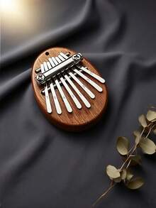 8 音迷你拇指钢琴卡林巴琴，便携式初学者手指钢琴乐器（含免费颜色随机挂绳）生日圣诞节毕业最佳礼物 - 彩色 - 查看 3