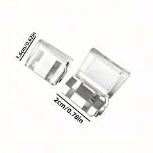 2 Stück unsichtbare Hosenbein-Verkürzungsclips, verhindern das Schleifen der Hose, keine Nähvorrichtung für verdeckten Beinverschluss, verhindern das Schleifen des Hosensaums