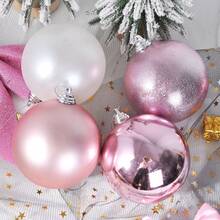 12cm/4.72in Large & Smaller Size Options Christmas Tree Decoration Set, 4pcs, Christmas Tree Ornaments, Christmas Decor, Winter Room Decor, Christmas Home Decor, Christmas Gift, Christmas Decorations - Multicolor - View 7