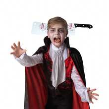 1PC Halloween Headband Costume Accessories Bloody Weapon Plastic Knife Party Decorations Cosplay Props Toys For Men Women Teens