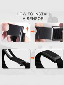 1 Pc Stretchy Nylon Band Compatible With WHOOP 5.0 Breathable Protector Sports Wristband For Whoop 4.0 Band(Black U Shapped Cand Adjustable Onnector) - Nhiều màu - Xem 12