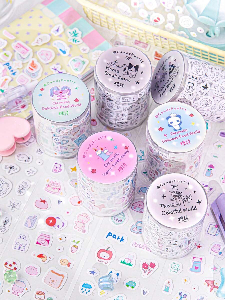 1 rolo de fita washi de cobre, série Cute Line para salas de observação, adequada para presentes, escritório, casa, marcação, etiquetas, sala de aula, brinquedos de entretenimento, agenda de estudantes, adesivos criativos vintage para decoração faça você mesmo