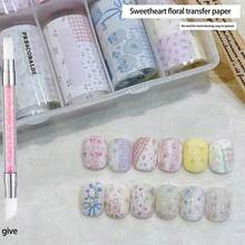 10 Peças Conjunto Variado de Adesivos Térmicos de Transferência Simples, Elementos Desenhados à Mão Criativos Céu Estrelado, Xadrez, Estrelas, Letras em Inglês, Rede, Denim, Laço, Coração, Cereja, Patchwork, Floral, Estilo Francês Chique, Holográfico, Estilo Chinês Clássico, Decoração de Arte de Unhas Acessórios DIY, Adequado para Livros, Papelaria, Desktops, Tablets, Vidro, Scrapbooking, Ótimo Presente com Caneta de Silicone de Duas Pontas