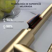 dorado cepillado con cabezal rociador desmontable, grifo moderno monomando para agua fría/caliente, incluye placa cubierta redonda de 8 pulgadas, doble modo de flujo de agua, compatible con 1 y 3 orificios, apto para cocinas, comedores, bares, lavaderos y uso en exteriores, accesorios de cocina, regalo de Navidad. - Oro cepillado - Ver 8