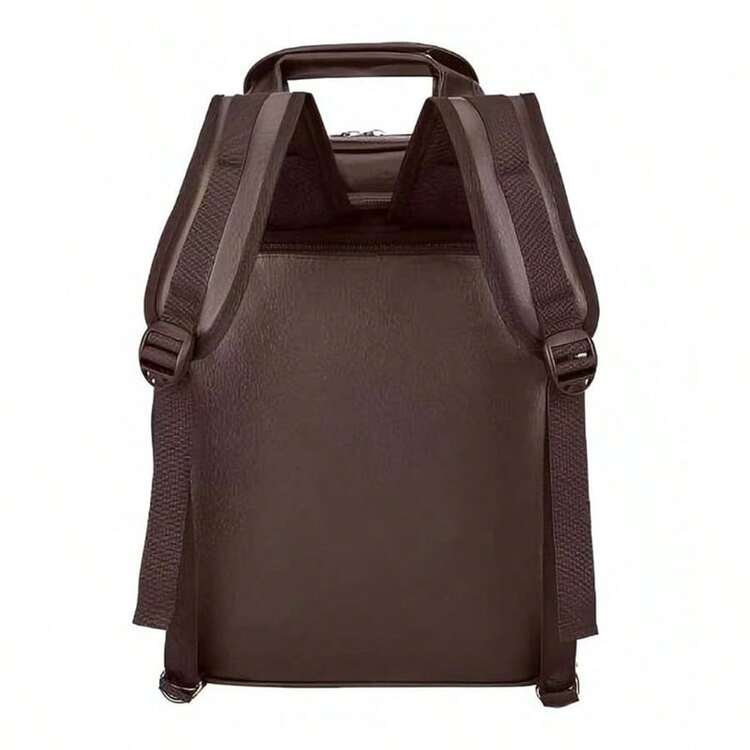 Men's Executive Leather Backpack Briefcase - 黑色055 - 查看 4