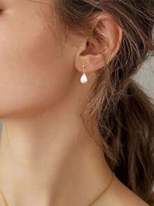 Water Drop Pearl Gold