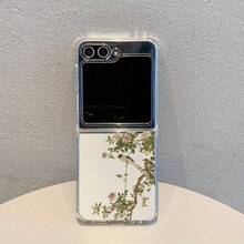 5079 Branches Magpie Metal Side Buckle Transparent Pattern Suitable For ZTE For NUBIA Flip, For Libero Flip 5G Phone Case Foldable Two-In-One Metal Side Buckle Transparent Stylish And Simple TPU Nubia Flip FLIP Phone Cover Protective Case Suitable For Both Men And Women, Simple And Durable, Scratch-Resistant, Drop-Resistant. - Trong sáng - Xem 4