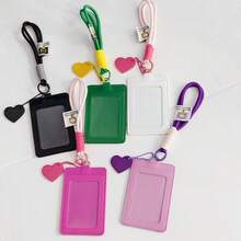 Kpop卡包，信用卡/身份证保护套，照片展示夹，钥匙扣，文具，返校季，女士钱包，迷你钱包，手拿包，卡套 - 彩色 - 查看 3